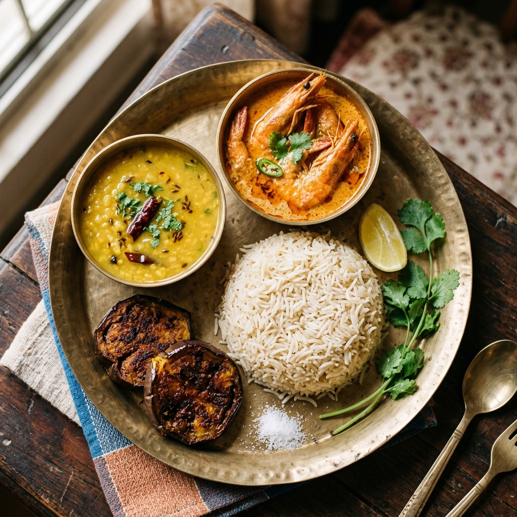 Shrimp Thali